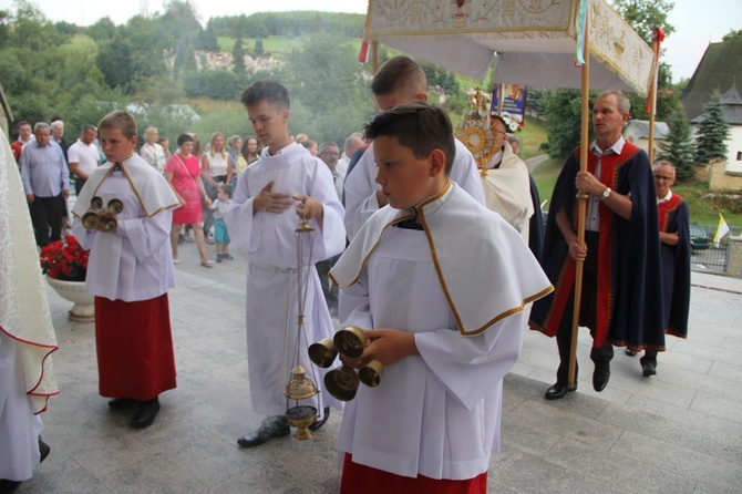 Krużlowa. Rozpoczęcie odpustu ku czci Przemienienia Pańskiego