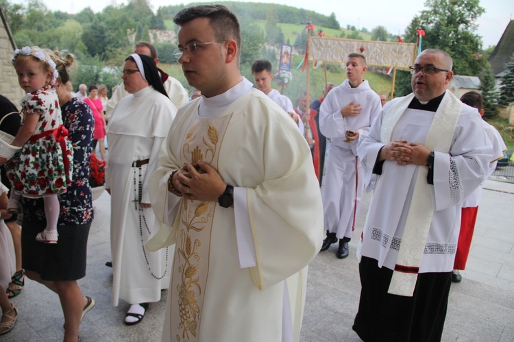 Krużlowa. Rozpoczęcie odpustu ku czci Przemienienia Pańskiego