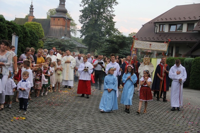 Krużlowa. Rozpoczęcie odpustu ku czci Przemienienia Pańskiego