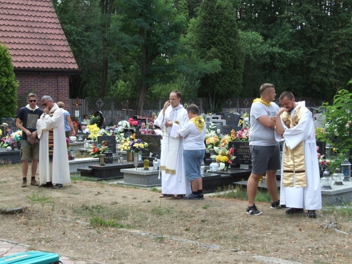 74. Piesza Rybnicka Pielgrzymka - postój w Miotku