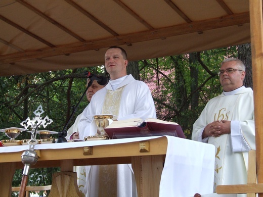 74. Piesza Rybnicka Pielgrzymka - postój w Miotku