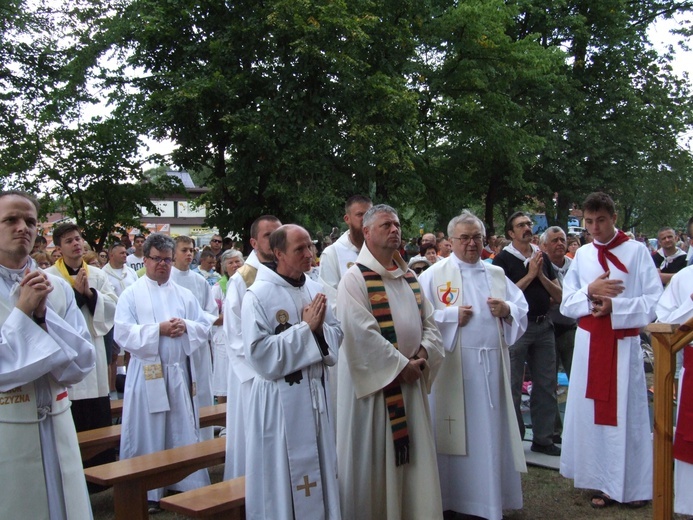 74. Piesza Rybnicka Pielgrzymka - postój w Miotku