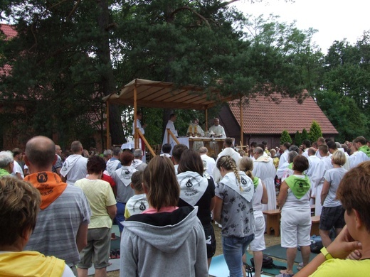 74. Piesza Rybnicka Pielgrzymka - postój w Miotku
