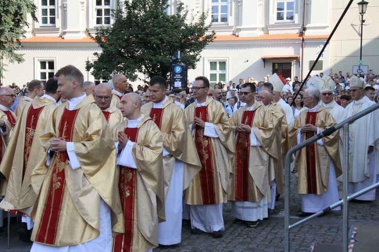 Wyjście lubelskiej pielgrzymki