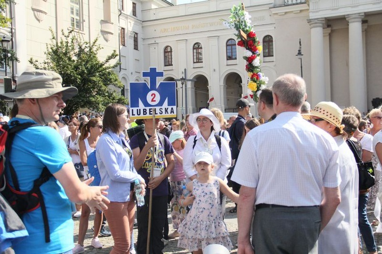 Wyjście lubelskiej pielgrzymki