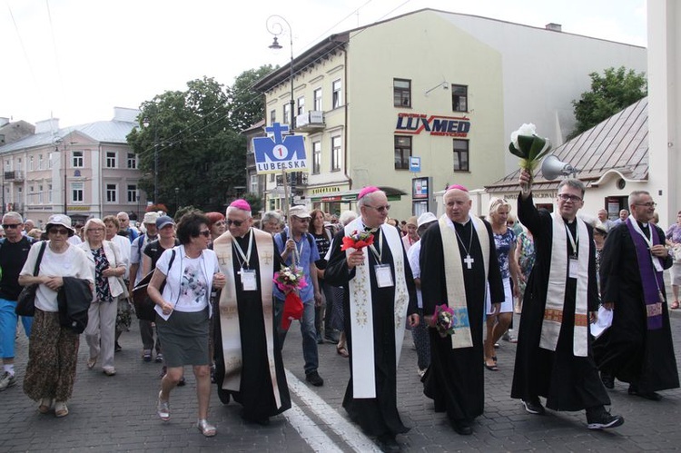 Wyjście lubelskiej pielgrzymki