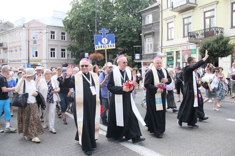 Wyjście lubelskiej pielgrzymki