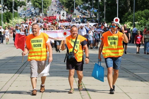 74. Piesza Rybnicka Pielgrzymka. Pątnicy u celu