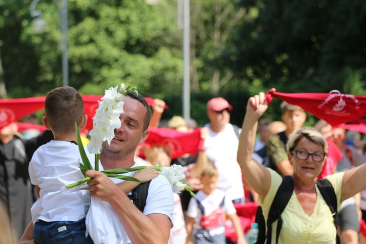 74. Piesza Rybnicka Pielgrzymka. Pątnicy u celu