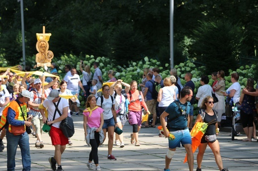 74. Piesza Rybnicka Pielgrzymka. Pątnicy u celu