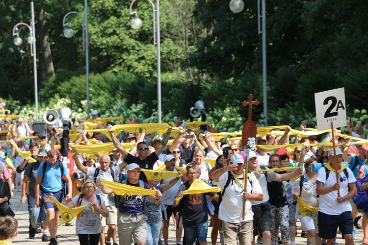 74. Piesza Rybnicka Pielgrzymka. Pątnicy u celu