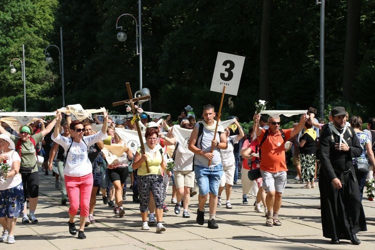 74. Piesza Rybnicka Pielgrzymka. Pątnicy u celu