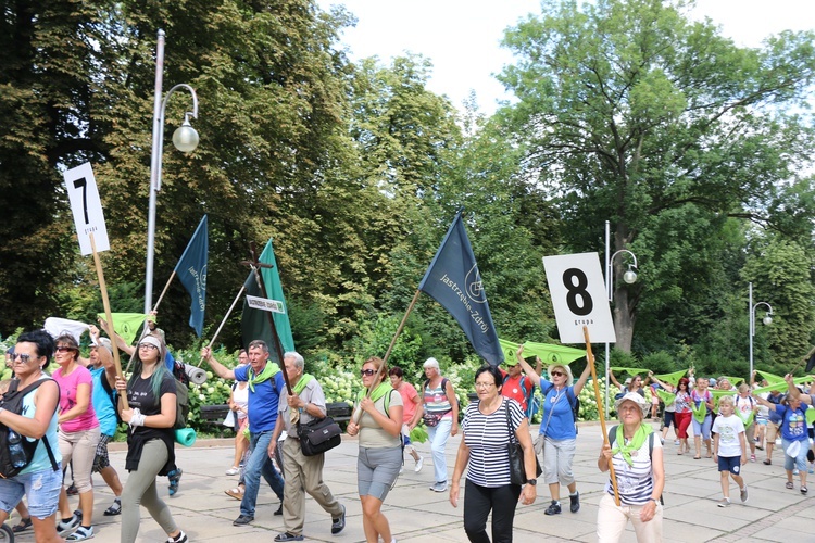 74. Piesza Rybnicka Pielgrzymka. Pątnicy u celu