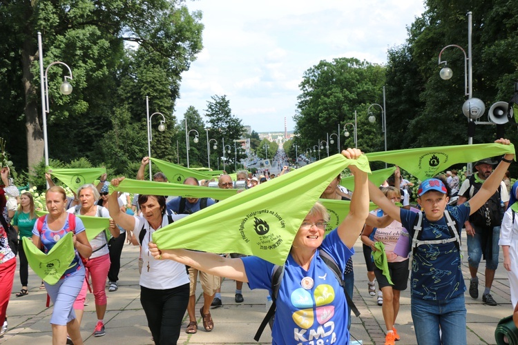 74. Piesza Rybnicka Pielgrzymka. Pątnicy u celu