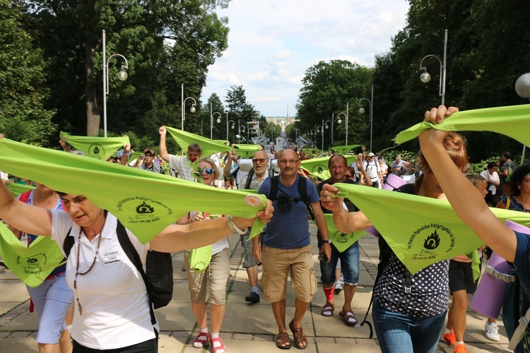 74. Piesza Rybnicka Pielgrzymka. Pątnicy u celu