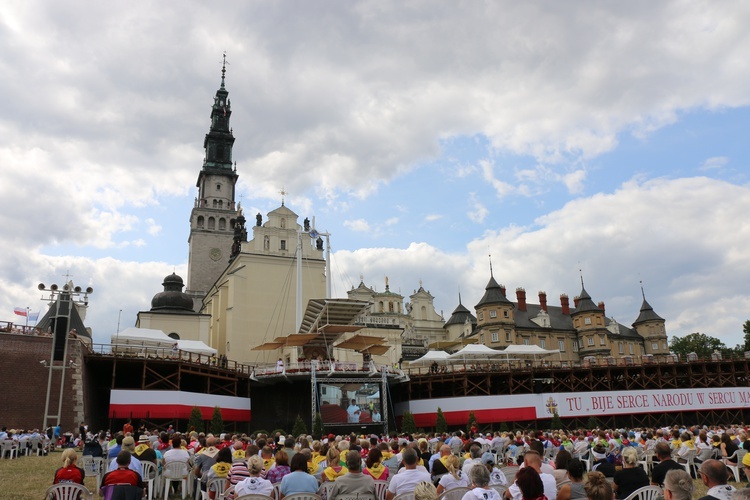 74. Piesza Rybnicka Pielgrzymka. Pątnicy u celu