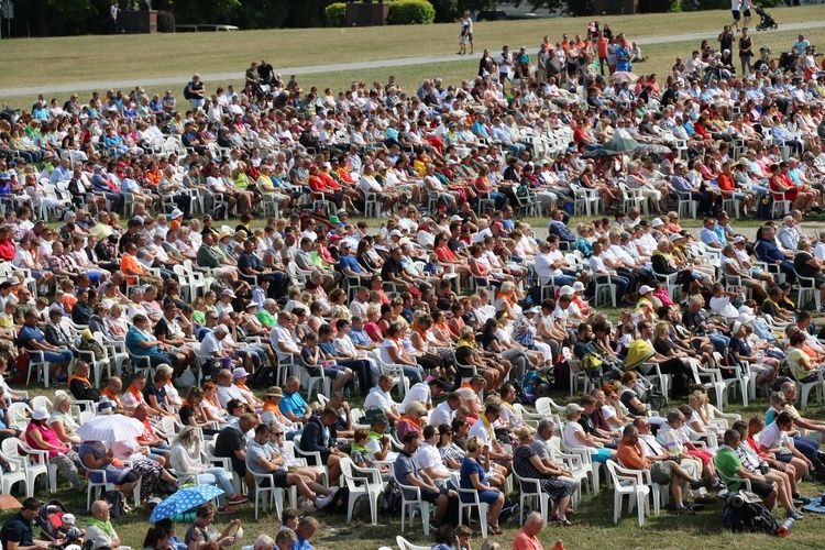 74. Piesza Rybnicka Pielgrzymka. Pątnicy u celu