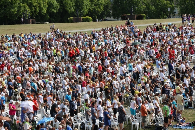 74. Piesza Rybnicka Pielgrzymka. Pątnicy u celu