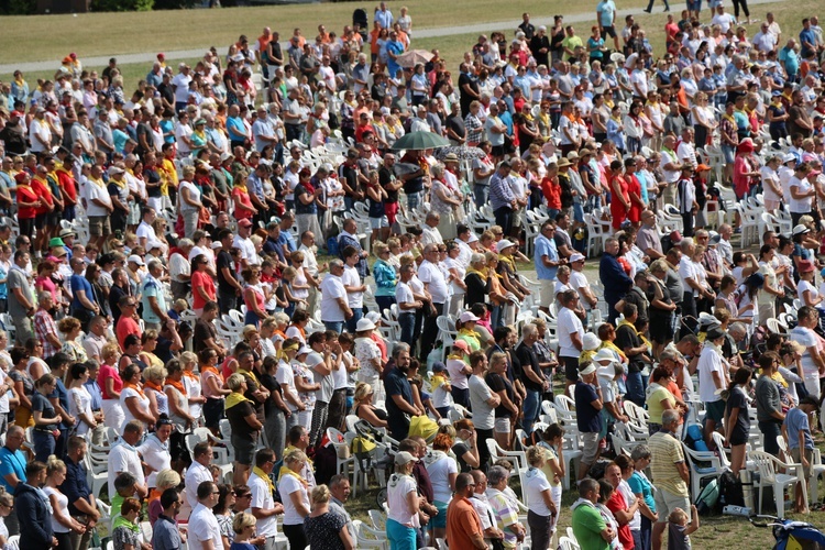 74. Piesza Rybnicka Pielgrzymka. Pątnicy u celu