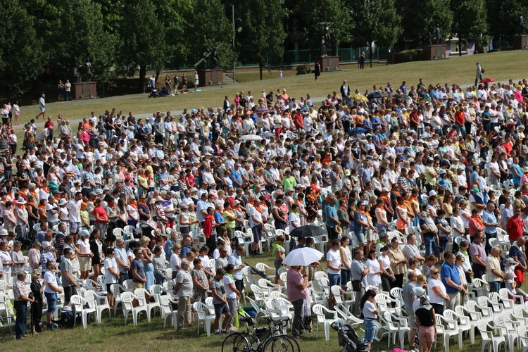 74. Piesza Rybnicka Pielgrzymka. Pątnicy u celu