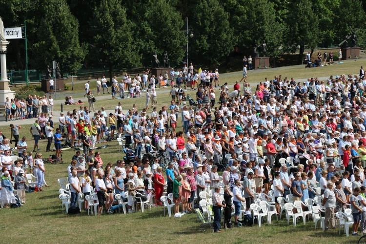 74. Piesza Rybnicka Pielgrzymka. Pątnicy u celu