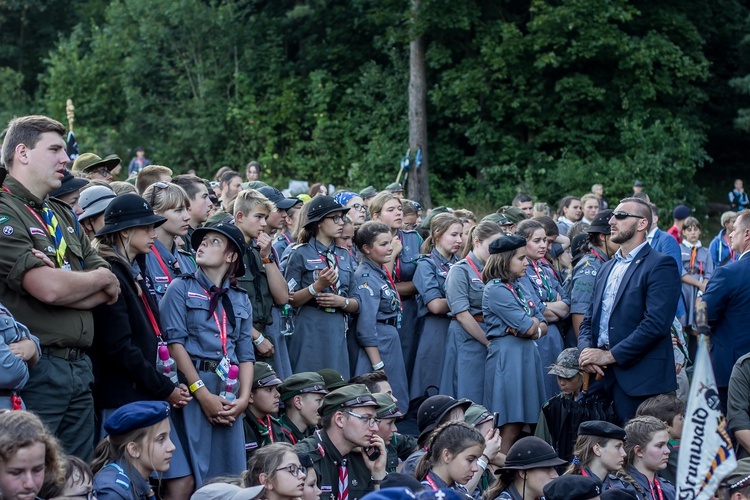 Harcerze w Gietrzwałdzie