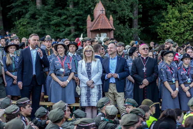 Harcerze w Gietrzwałdzie