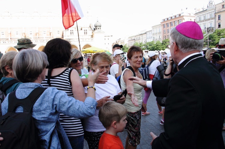 Wyjście 39. Pieszej Pielgrzymki Krakowskiej na Jasną Górę