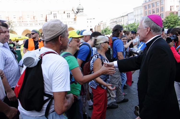 Wyjście 39. Pieszej Pielgrzymki Krakowskiej na Jasną Górę