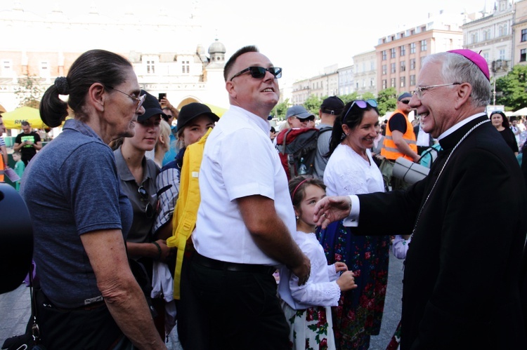 Wyjście 39. Pieszej Pielgrzymki Krakowskiej na Jasną Górę