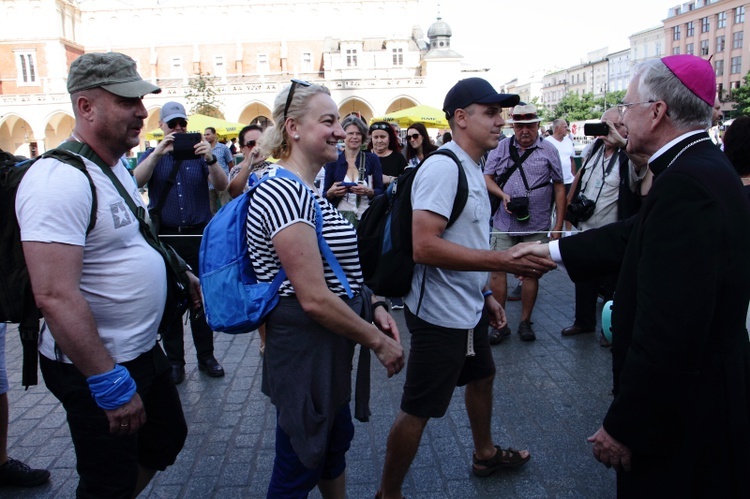 Wyjście 39. Pieszej Pielgrzymki Krakowskiej na Jasną Górę