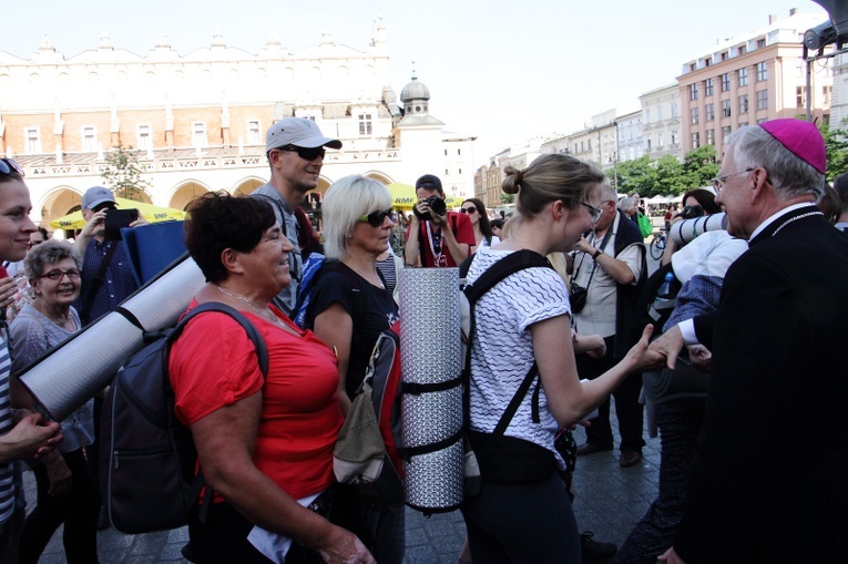 Wyjście 39. Pieszej Pielgrzymki Krakowskiej na Jasną Górę