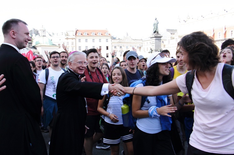 Wyjście 39. Pieszej Pielgrzymki Krakowskiej na Jasną Górę