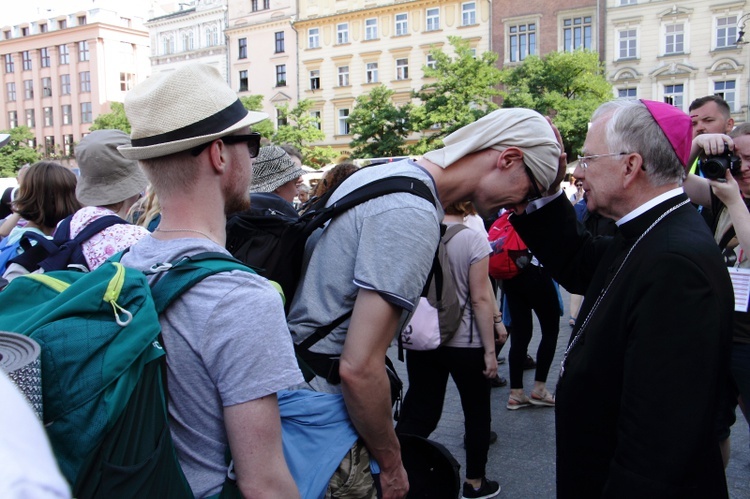 Wyjście 39. Pieszej Pielgrzymki Krakowskiej na Jasną Górę