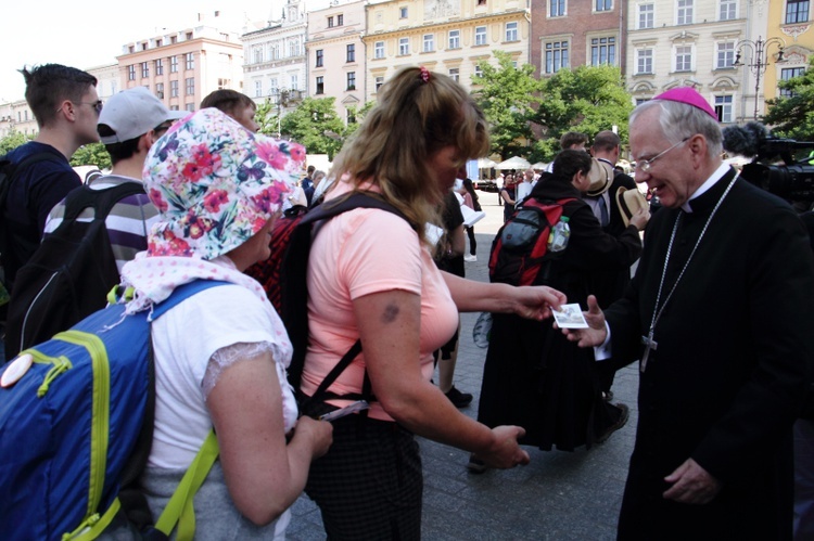 Wyjście 39. Pieszej Pielgrzymki Krakowskiej na Jasną Górę