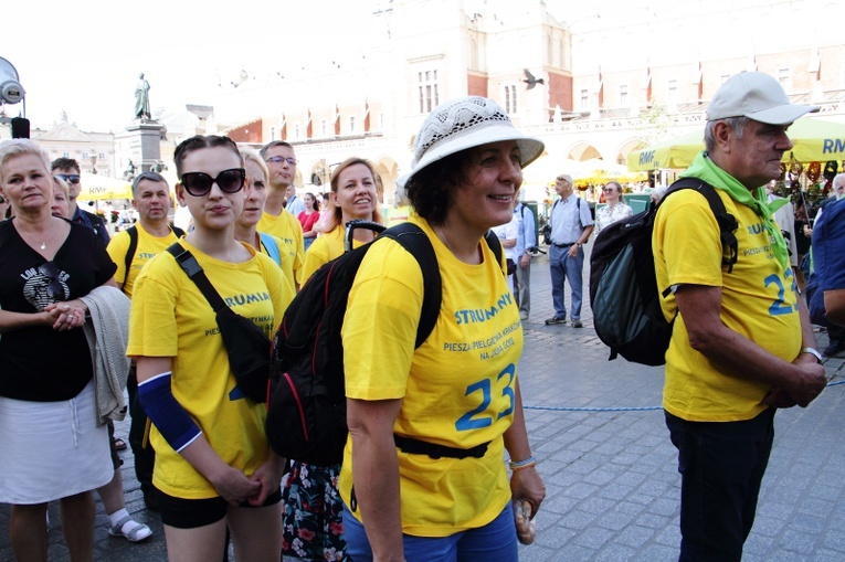 Wyjście 39. Pieszej Pielgrzymki Krakowskiej na Jasną Górę