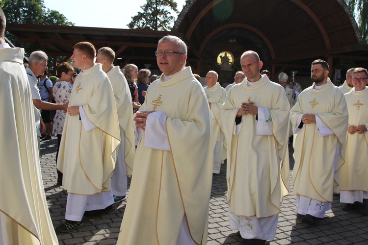 28. Piesza Pielgrzymka Bielsko-Żywiecka na Jasną Górę - Msza św. w Hałcnowie - 2019