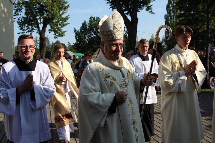 28. Piesza Pielgrzymka Bielsko-Żywiecka na Jasną Górę - Msza św. w Hałcnowie - 2019