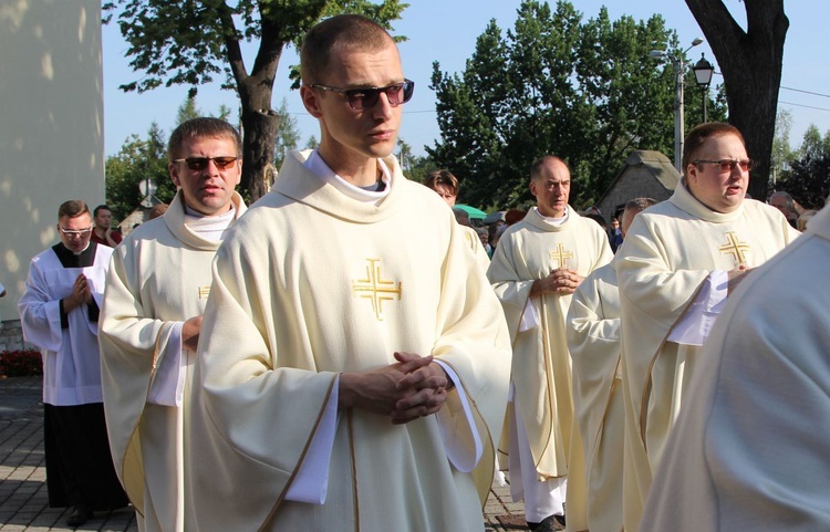 28. Piesza Pielgrzymka Bielsko-Żywiecka na Jasną Górę - Msza św. w Hałcnowie - 2019