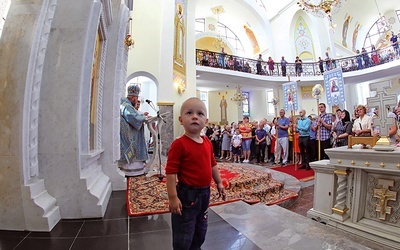 Greckokatolicka liturgia w sanktuarium Matki Bożej Zarwanickiej.
28.07.2019 Ukraina