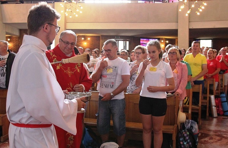 36. Oświęcimska Piesza Pielgrzymka na Jasną Górę - Msza św. u św. Maksymiliana - 2019