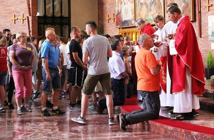 36. Oświęcimska Piesza Pielgrzymka na Jasną Górę - Msza św. u św. Maksymiliana - 2019