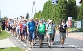 Pielgrzymi hałcnowscy na trasie - w Pisarzowicach - 2019