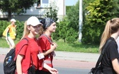 Pielgrzymi hałcnowscy na trasie - w Pisarzowicach - 2019