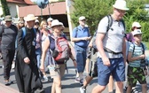 Pielgrzymi hałcnowscy na trasie - w Pisarzowicach - 2019
