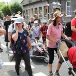 Grupa 4 i 8 - wyjście pielgrzymów hałcnowskich z Wilamowic 2019