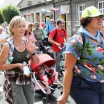 Grupa 4 i 8 - wyjście pielgrzymów hałcnowskich z Wilamowic 2019