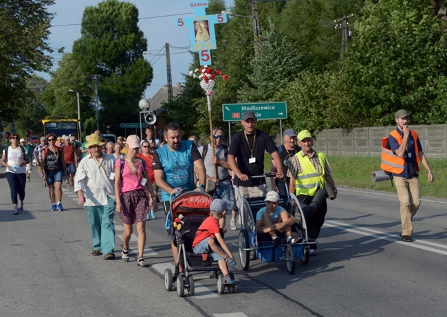 Nocleg pielgrzymów w Nowym Kazanowie