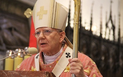 Abp Marek Jędraszewski w Tarnowie z okazji inauguracji V Synodu Diecezji Tarnowskiej.