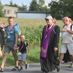 28. Pielgrzymka Cieszyńska 2019 na trasie - w Bziu Zameckim